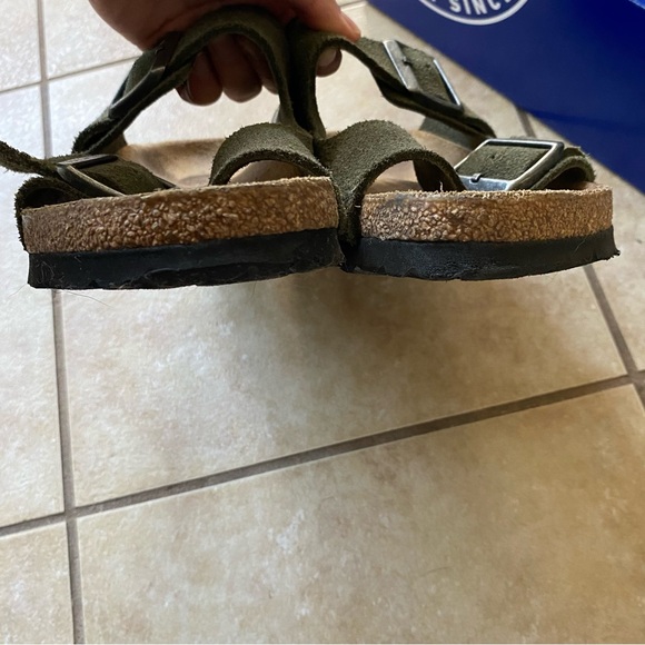 RARELY WORN Birkenstock Arizona BS Thyme Sandals Narrow Fit Size 38 - Picture 5 of 8